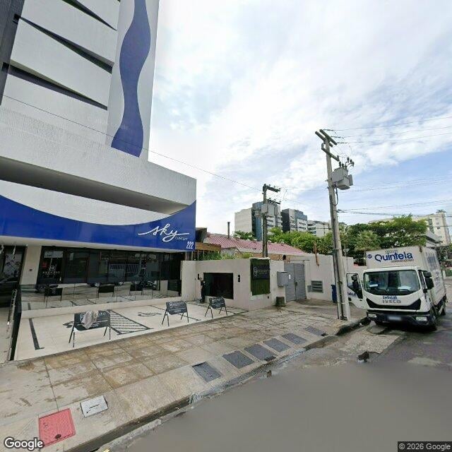 Imagem estática do "Street View" da localização