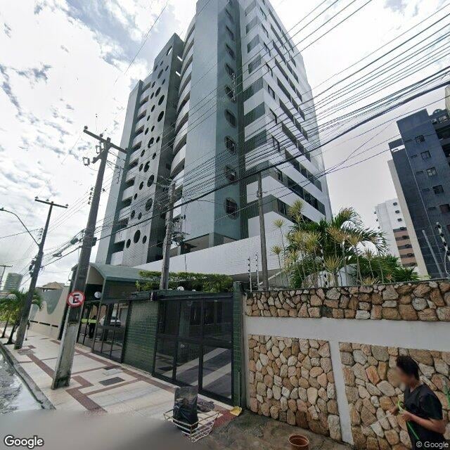 Imagem estática do "Street View" da localização