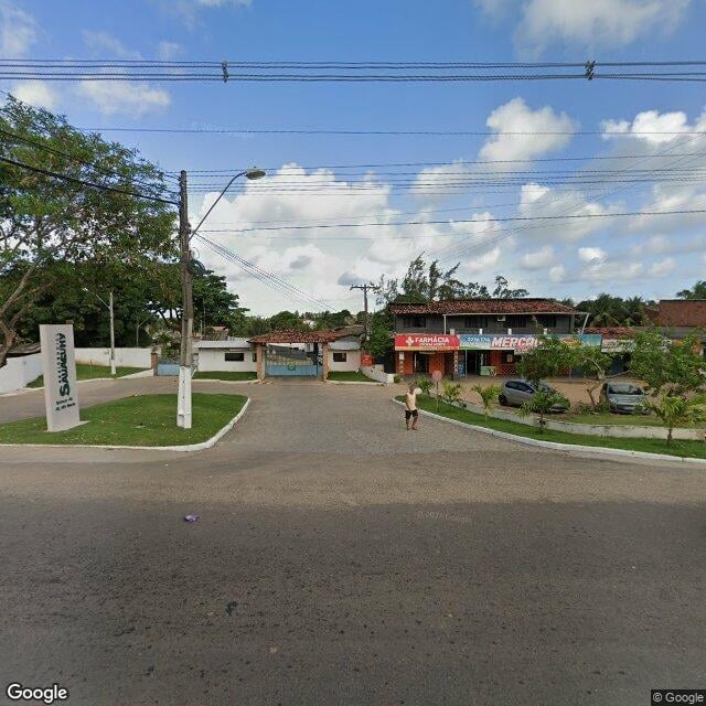 Imagem estática do "Street View" da localização