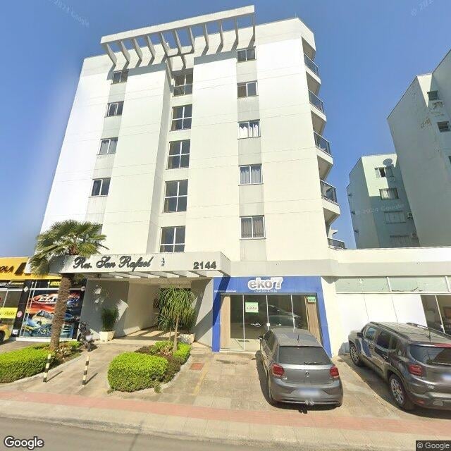 Imagem estática do "Street View" da localização