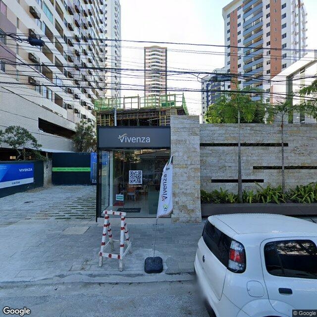 Imagem estática do "Street View" da localização