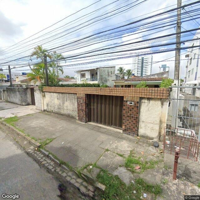 Imagem estática do "Street View" da localização