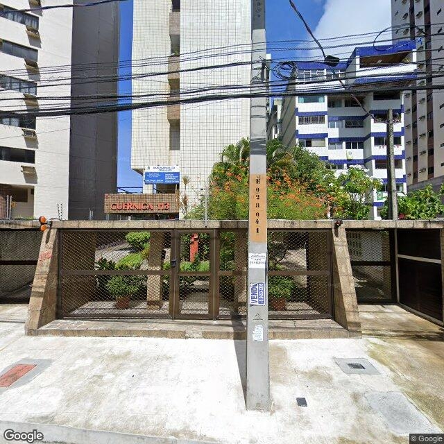 Imagem estática do "Street View" da localização
