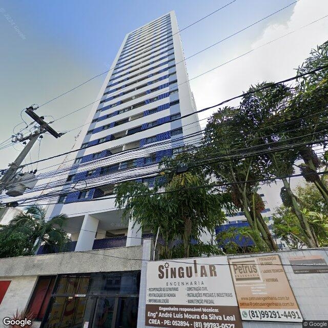 Imagem estática do "Street View" da localização