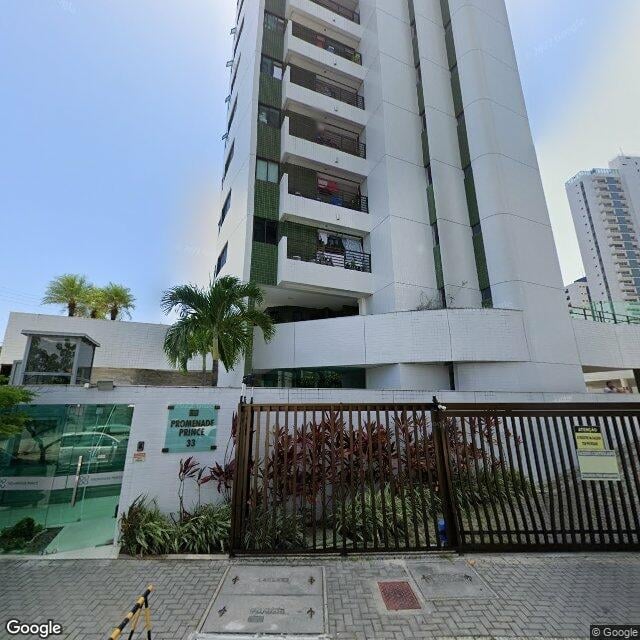 Imagem estática do "Street View" da localização