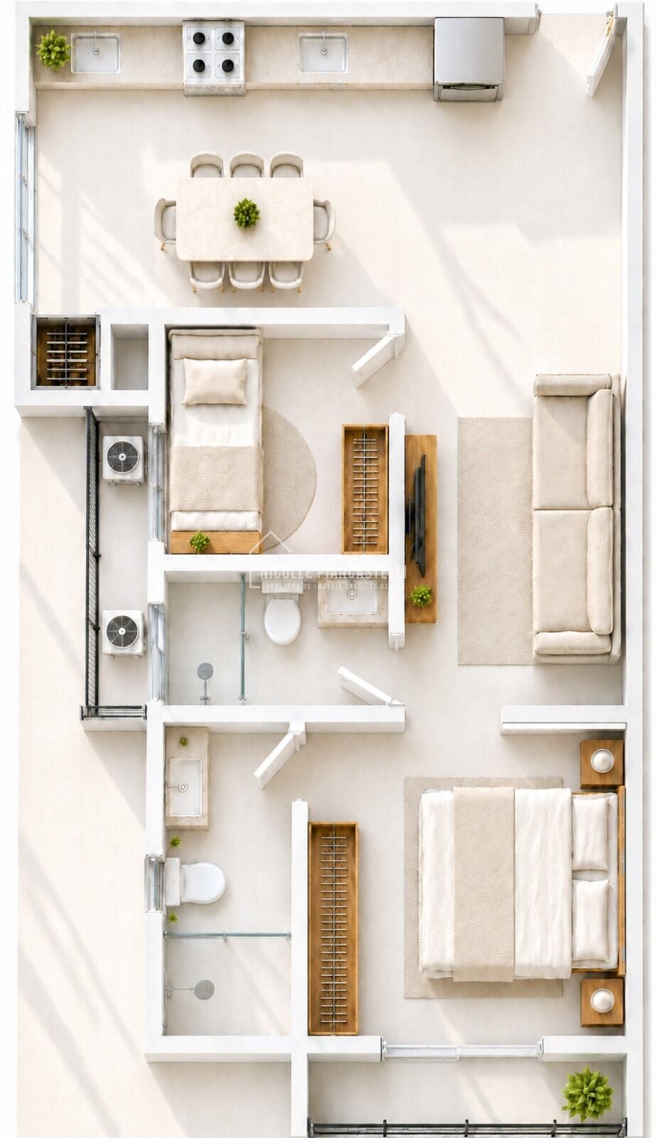 Apartamento, 2 quartos, 53 m² - Foto 5