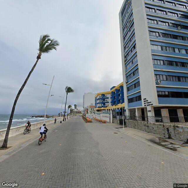 Imagem estática do "Street View" da localização