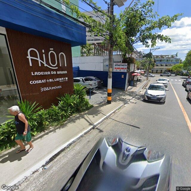Imagem estática do "Street View" da localização
