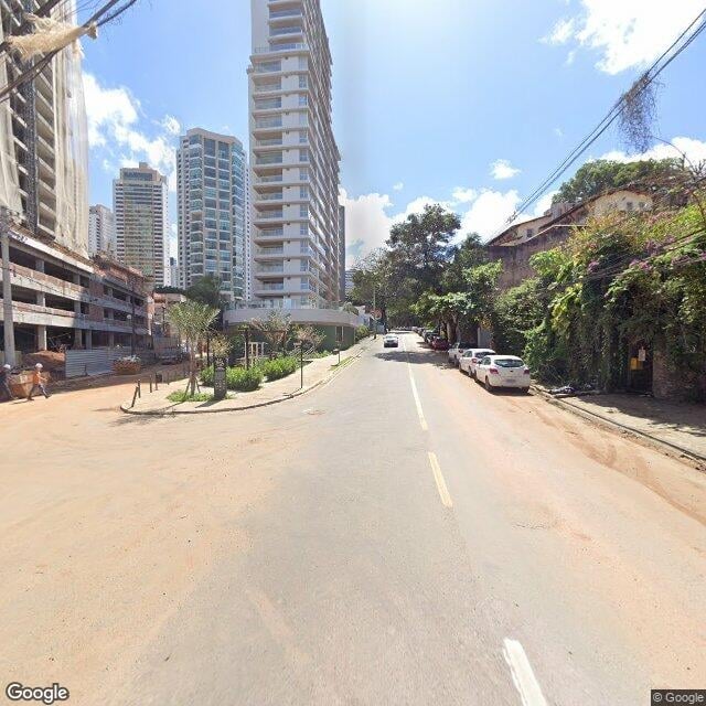 Imagem estática do "Street View" da localização