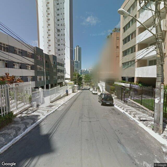 Imagem estática do "Street View" da localização