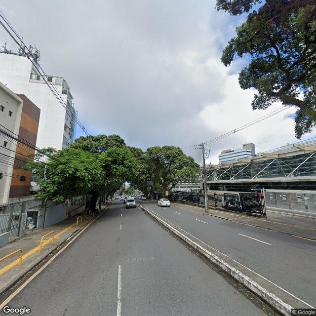 Imagem estática do "Street View" da localização