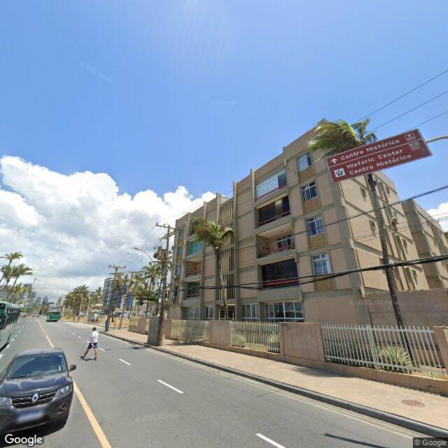 Imagem estática do "Street View" da localização
