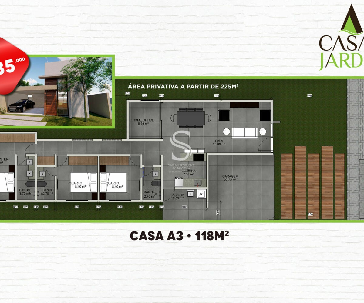 Casa de Condomínio, 3 quartos - Foto 15