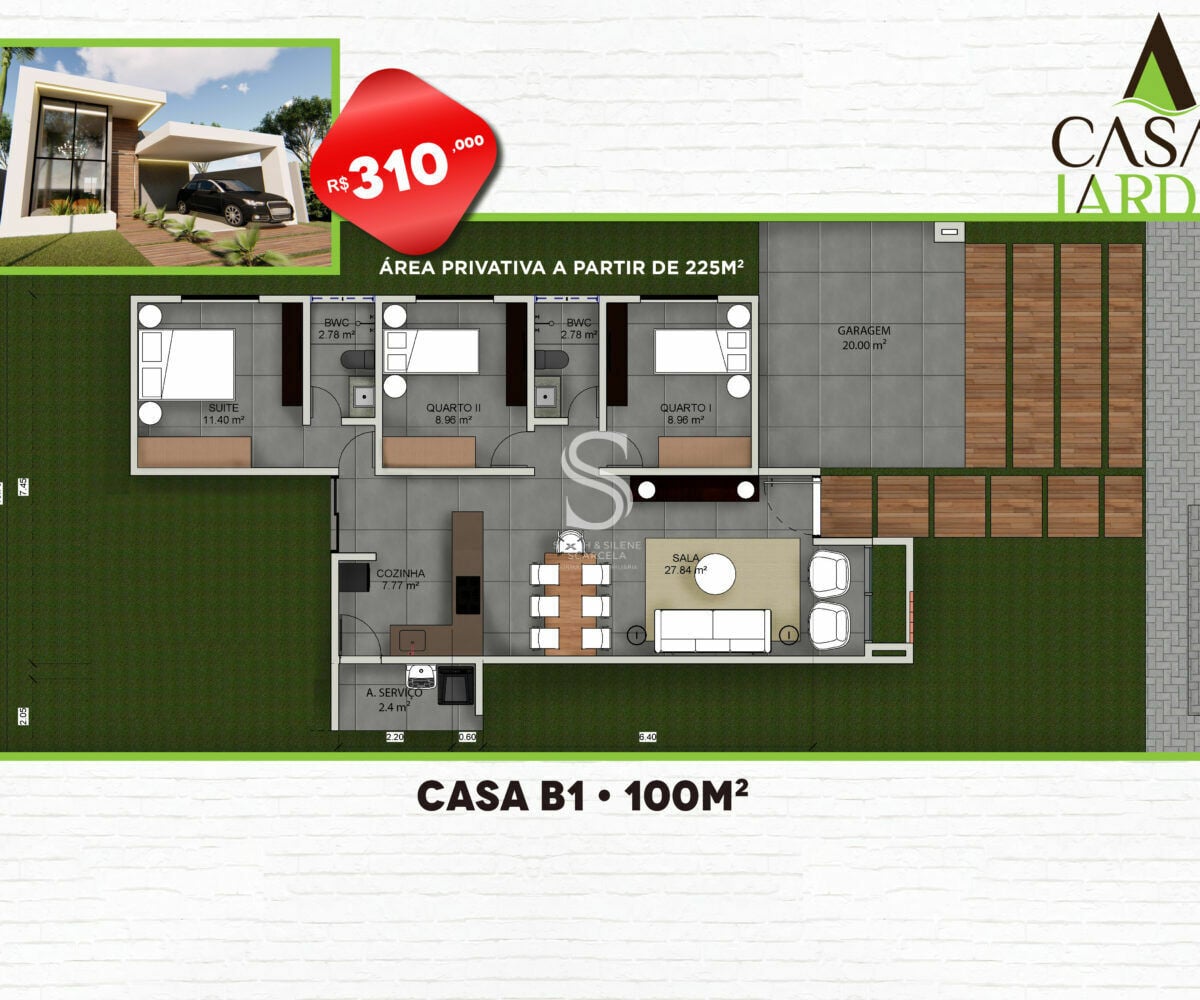 Casa de Condomínio, 3 quartos - Foto 11