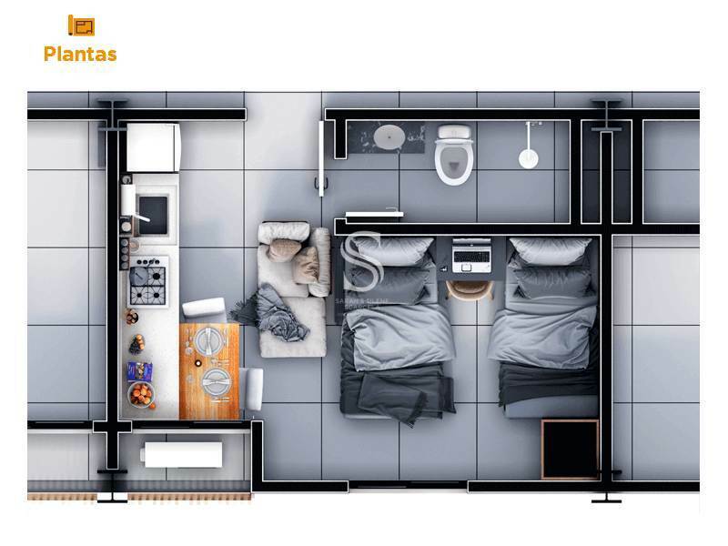 Apartamento, 2 quartos, 3500 m² - Foto 20