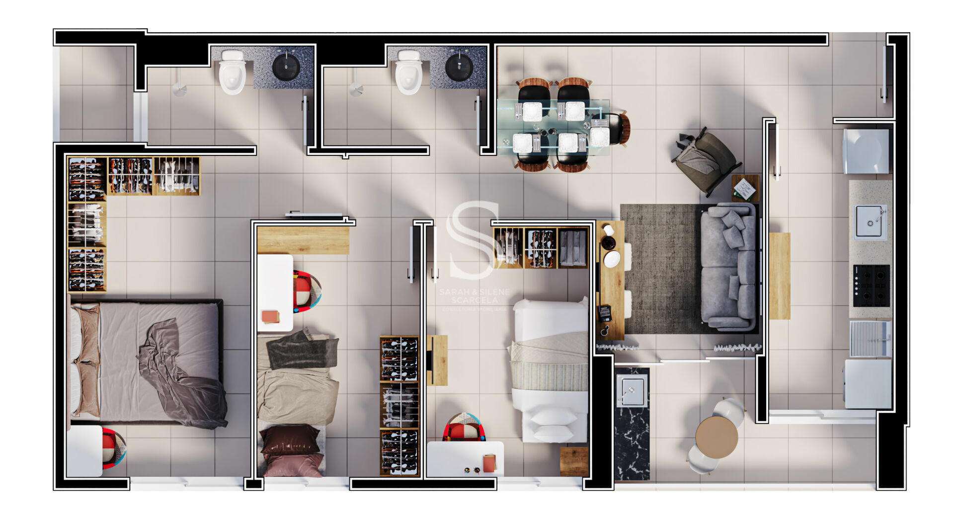 Apartamento, 3 quartos, 102 m² - Foto 12