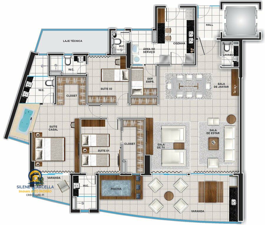 Apartamento, 3 quartos, 179 m² - Foto 18