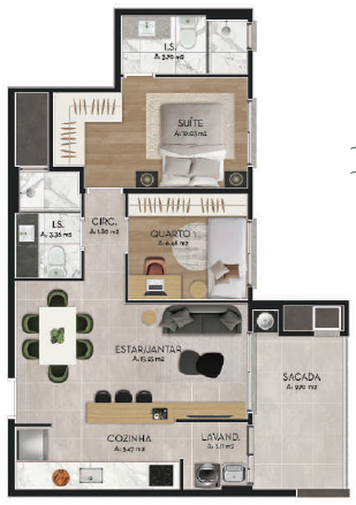Apartamento, 3 quartos, 180 m² - Foto 44