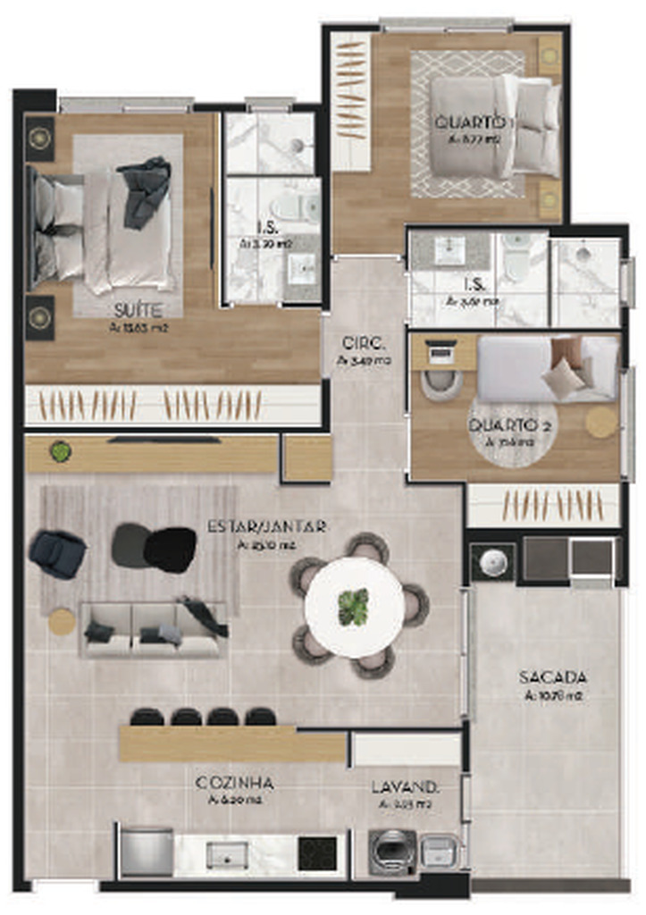 Apartamento, 3 quartos, 180 m² - Foto 47