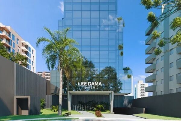 Lee Dama Tower | 1 quarto-Água Verde-Curitiba/PR