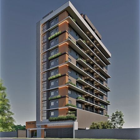 Edifício Aris 390 Residence | 2 a 3 quartos-São Pedro-São José dos Pinhais/PR.