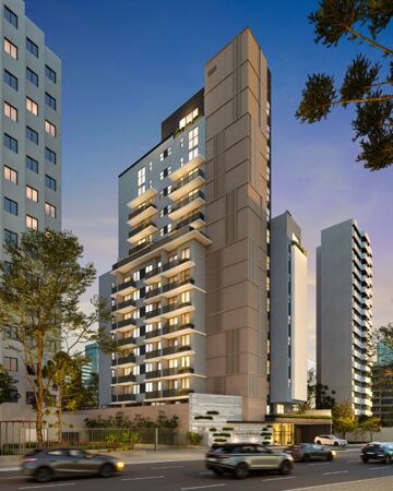 Edifício Piazza di Roma | Studios e 1 a 2 quartos-Água Verde-Curitiba/PR
