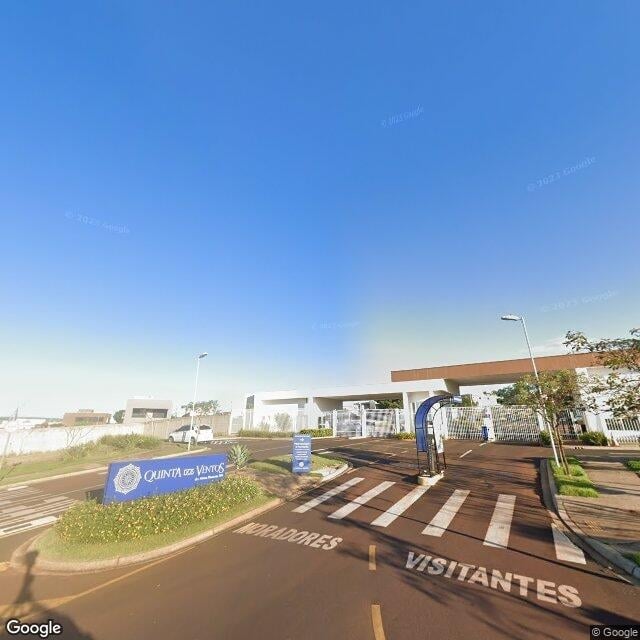 Imagem estática do "Street View" da localização