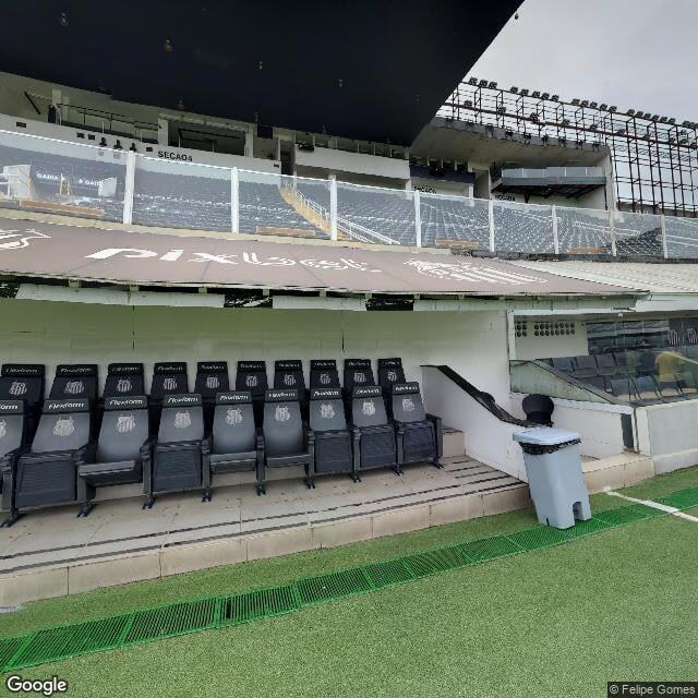 Imagem estática do "Street View" da localização