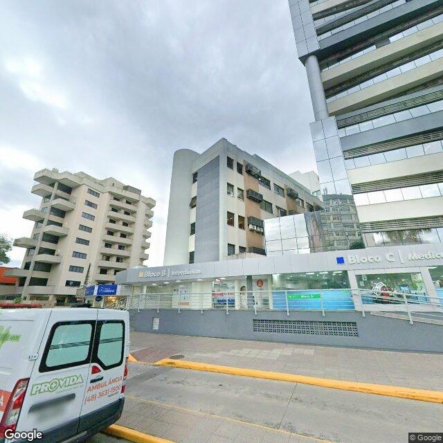 Imagem estática do "Street View" da localização