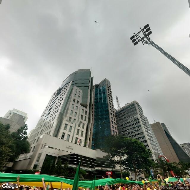 Imagem estática do "Street View" da localização