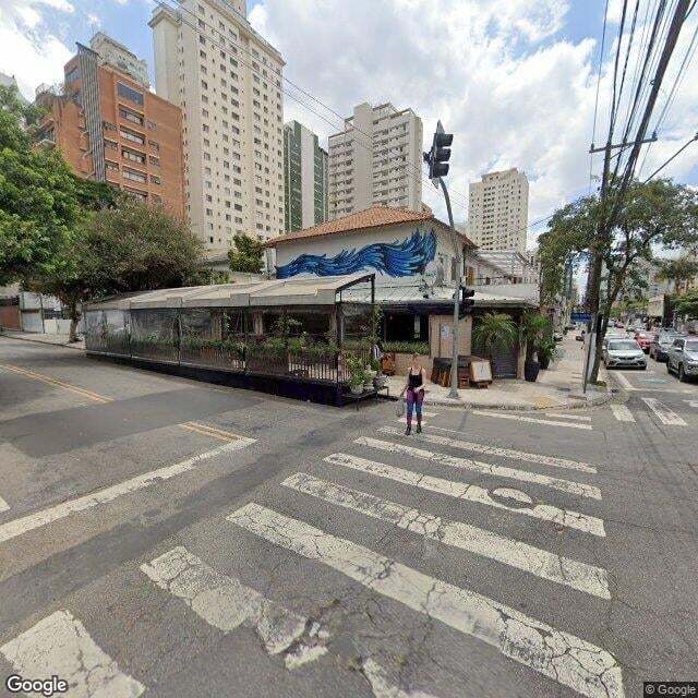 Imagem estática do "Street View" da localização
