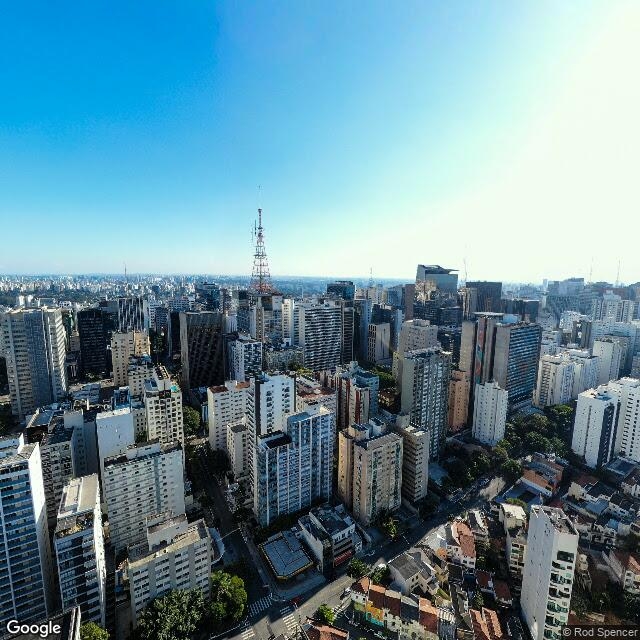 Imagem estática do "Street View" da localização