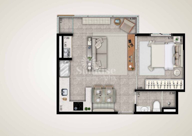Apartamento, 1 quarto, 40 m² - Foto 36