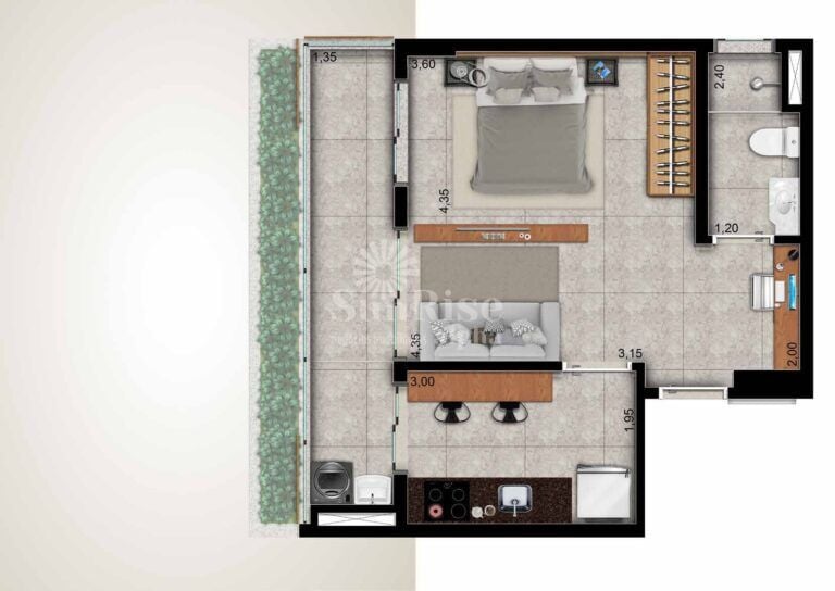 Apartamento, 1 quarto, 40 m² - Foto 38