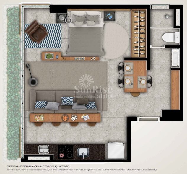 Apartamento, 1 quarto, 40 m² - Foto 43