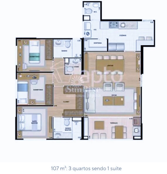 Apartamento, Alpha Conde I, Barueri