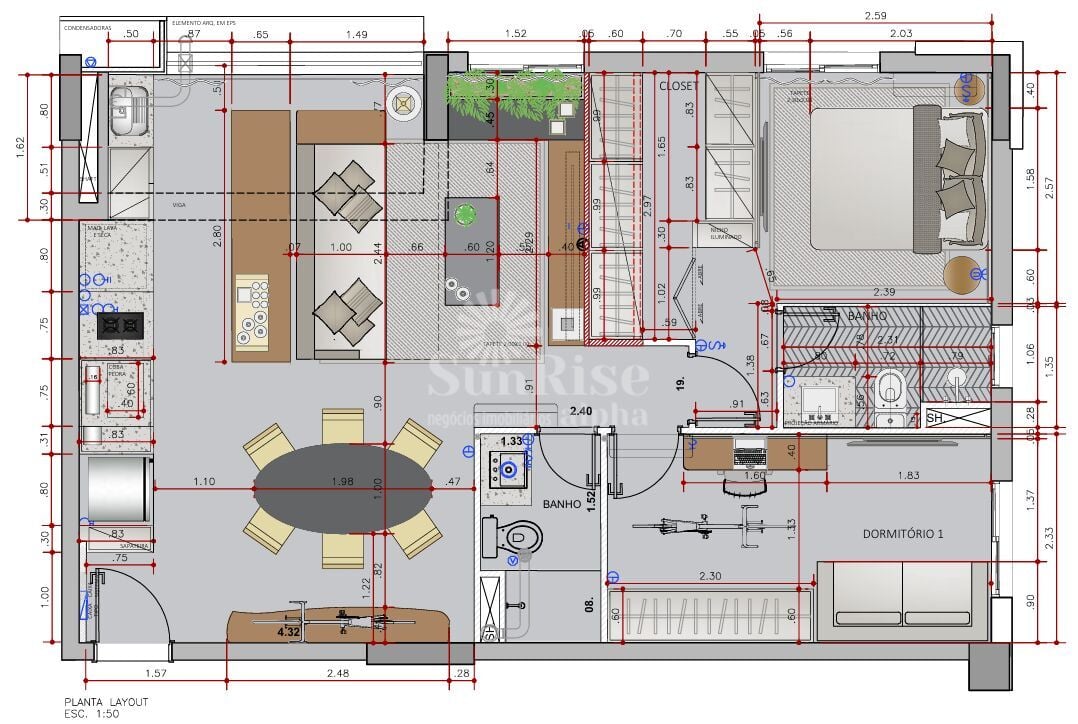 Apartamento, Alphaville Empresarial, Barueri