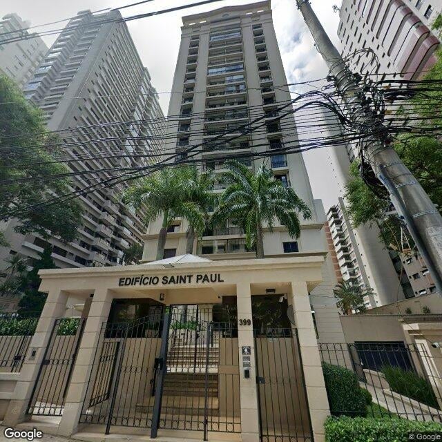 Imagem estática do "Street View" da localização