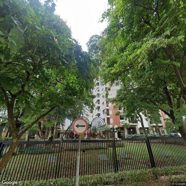 Imagem estática do "Street View" da localização