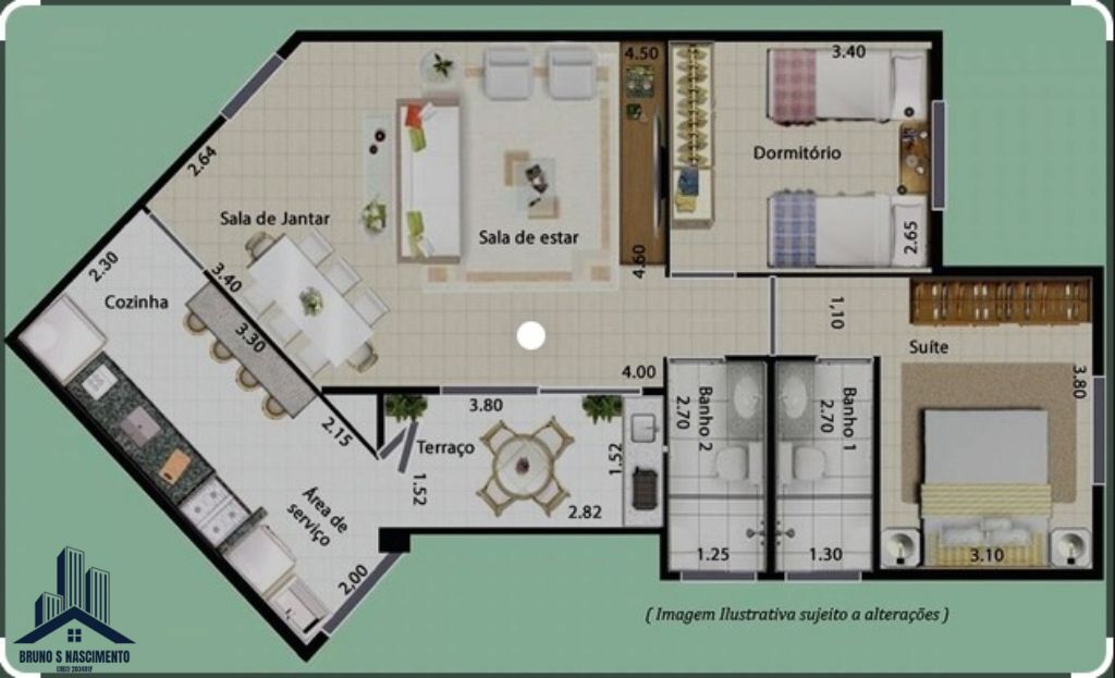 Apartamento à venda com 2 quartos, 1 suíte, 1 vaga e 81m² no Esplanada, Embu das Artes (SP) — foto 16 de 20