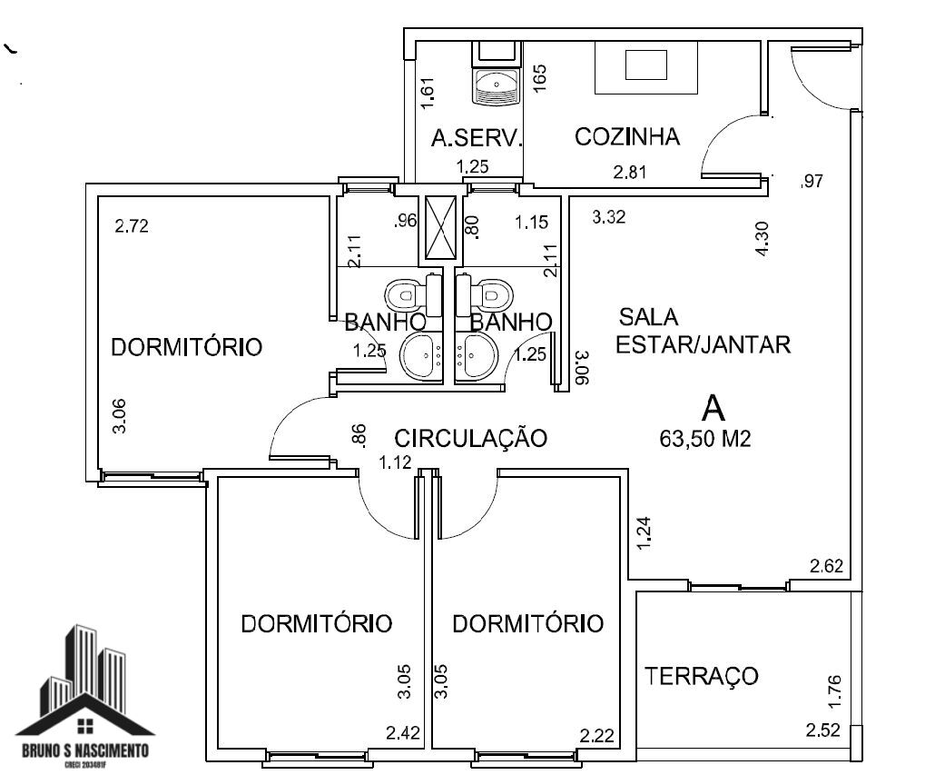 Apartamento à venda com 3 quartos, 1 suíte, 2 vagas e 68m² no Jardim Petrópolis, Cotia (SP) — foto 29 de 30