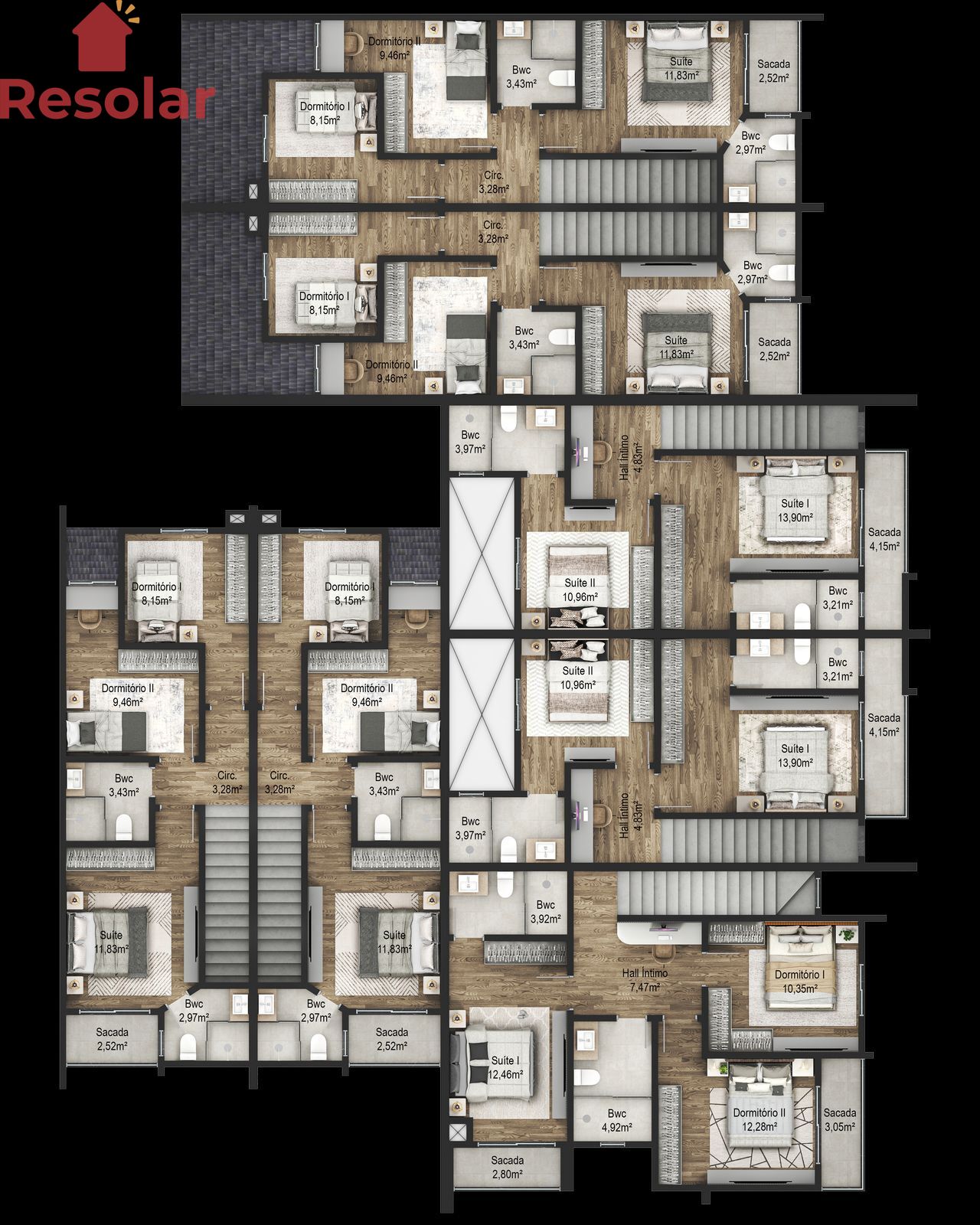 Sobrado, 3 quartos, 95 m² - Foto 10