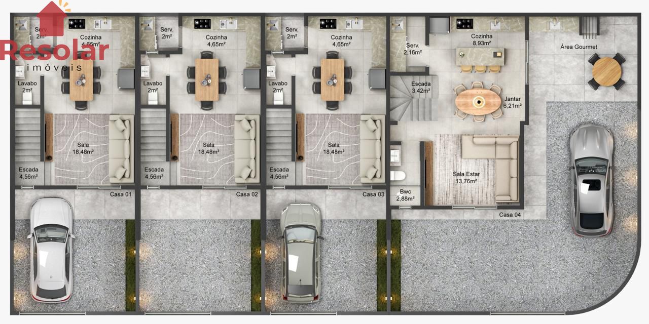 Sobrado, 2 quartos, 70 m² - Foto 9
