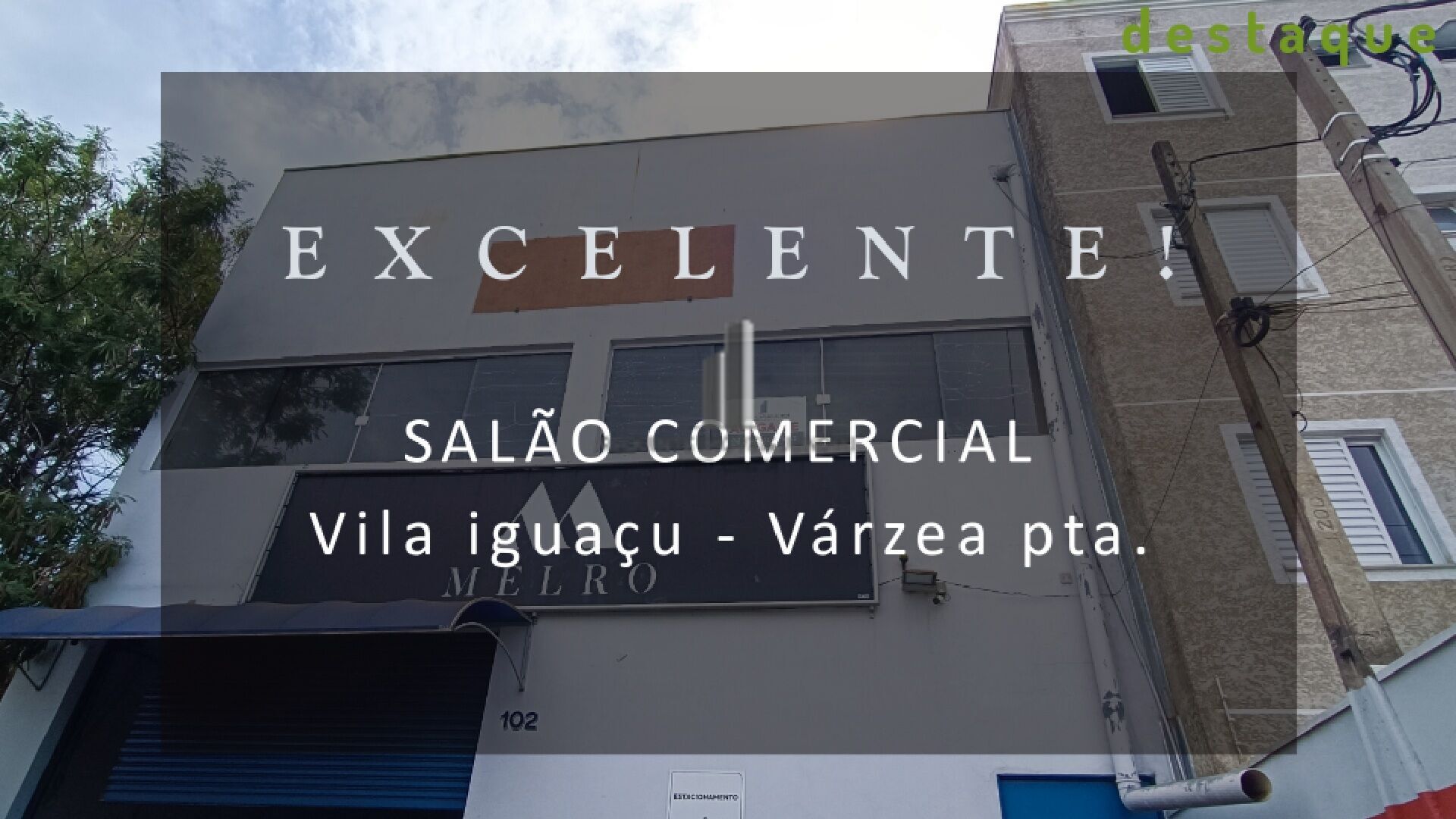 Loja-Salão, 450 m² - Foto 1