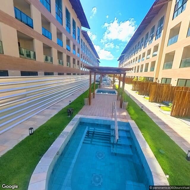 Imagem estática do "Street View" da localização