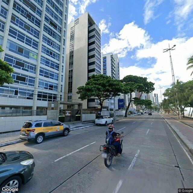 Imagem estática do "Street View" da localização