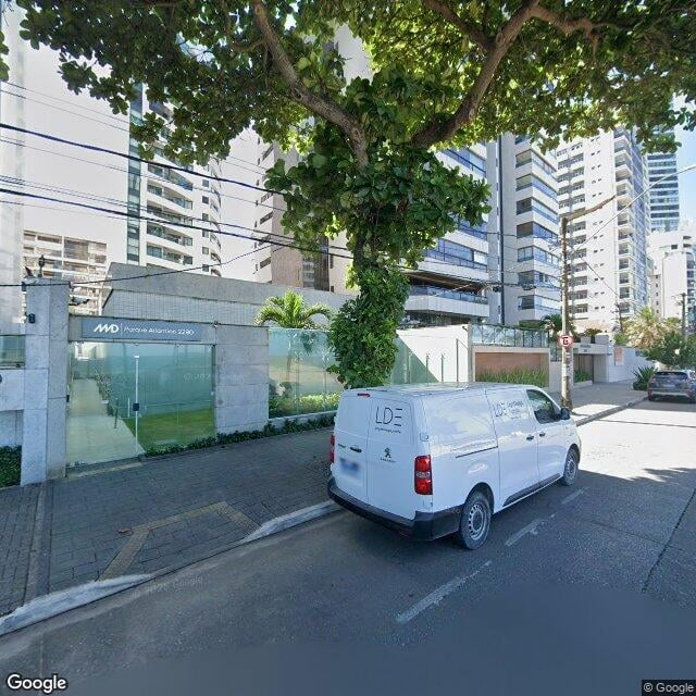 Imagem estática do "Street View" da localização