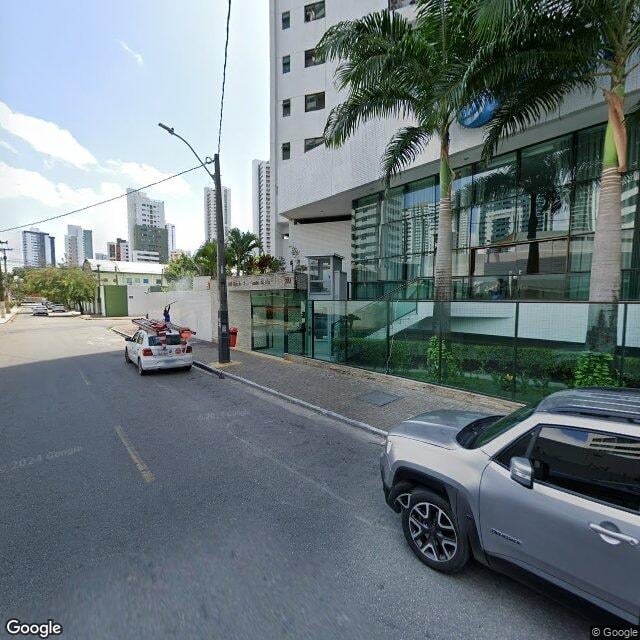 Imagem estática do "Street View" da localização
