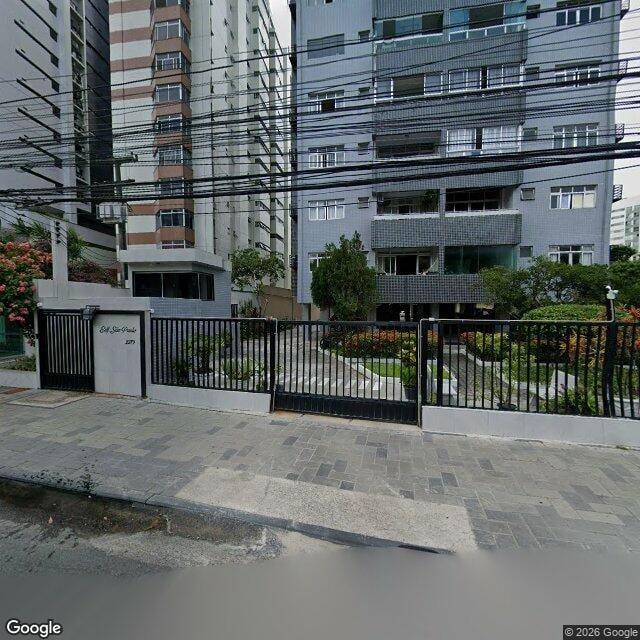 Imagem estática do "Street View" da localização