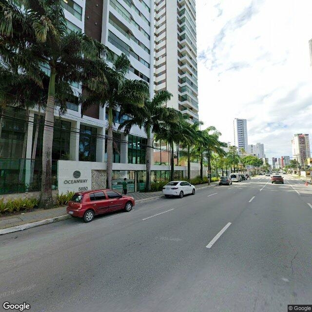 Imagem estática do "Street View" da localização